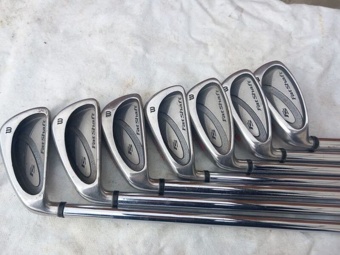 Wilson golf irons. Left handed clubs
