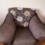 Brown sofa with armchair Image 6