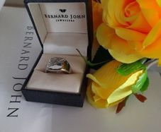 New silver ring
