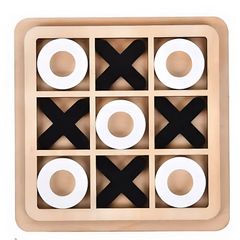 Wooden Tic Tac Toe Game
