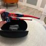 Oakley Flak Jacket XLJ Sunglasses - Navy/Red Image 4