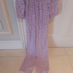 Girls floral jumpsuit