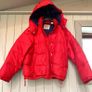 Levi's bubble down puffer jacket red chic gorgeous ethically produced Image 4