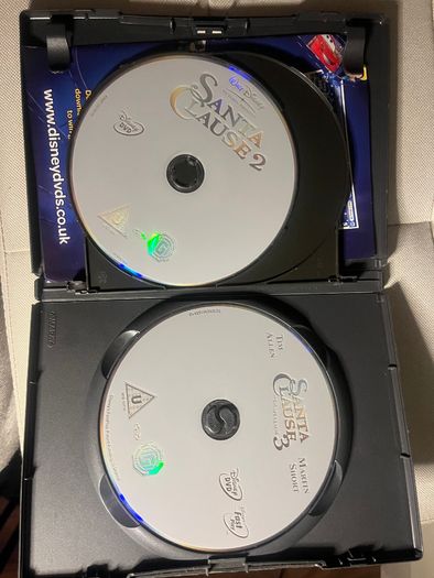 Christmas DVD Bundle 6 Movies Santa Clause 1 2 3 Polar Express Fred Claus