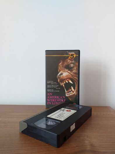 An American Werewolf In London (HORROR FILM) Vhs Video Channel 5, Year 1982.