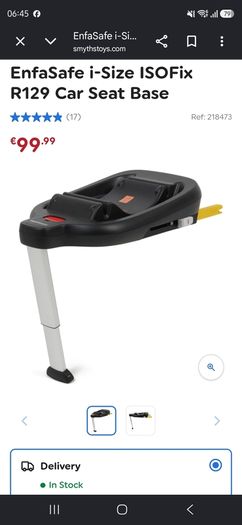 car seat and isofix base