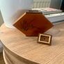 Vintage Mid-Century Chinese Parquet Wooden Tea Box (12cm) Image 5