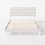 Double Upholstered Bed Frame with Headboard (135 x 190 cm) Image 7