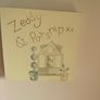 Mamas and papas zeddy and parsnip wall canvas and lamp shade Image 2