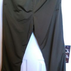 Men khaki FILA tracksuit bottoms, like New, size S