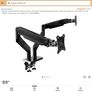 Dual arm monitor stand Image 2