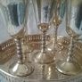 Brass Goblets & Tray Image 4