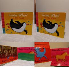 Guess Who On The Move, Life The Flap Hardback Book