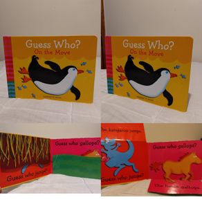 Guess Who On The Move, Life The Flap Hardback Book