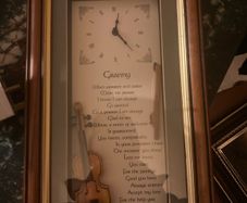 Clock granny free postage