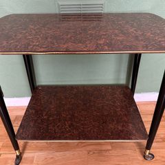 vintage 2 tier table /trolley