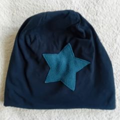 Handmade Fleece lined Boys Hat Age approx 7-10