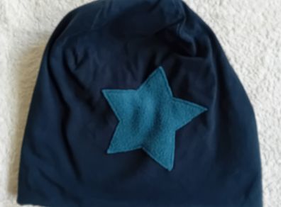 Handmade Fleece lined Boys Hat Age approx 7-10