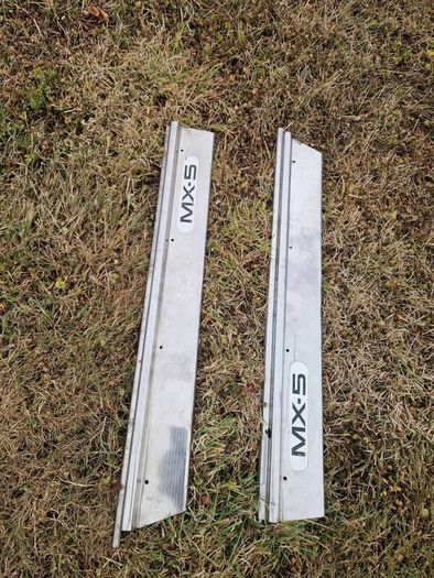 Mk1 Mazda mx5 chrome sill plates / kick plates / covers ( mx 5 mx-5 miata eunos roadster  )