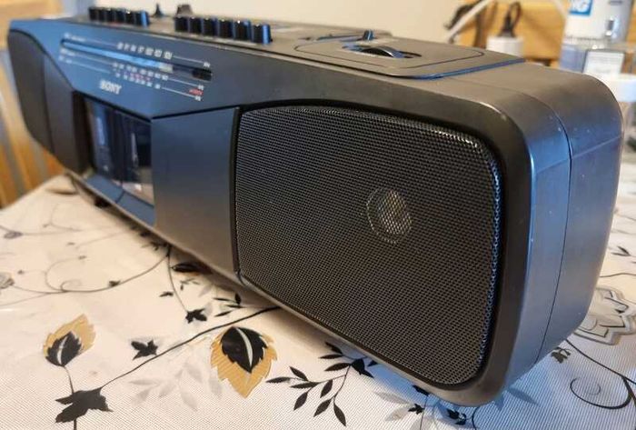 From 1991 - Sony CFS-W304L II Portable Radio Cassette Player, as new, working perfect.