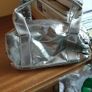silver/ pewter small bag Image 3