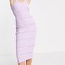River island lilac cotton dress Image 3