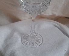 Galway Crystal  Claddagh  Wine Goblet.