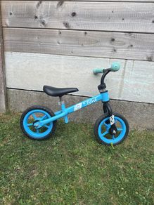 My first bike, blue kids bike