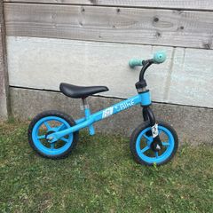 My first bike, blue kids bike