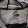 hoodie men 9 Peak Black Grey Full Zip Hooded Sports Jacket Outdoor Hoodie Size Medium Image 3