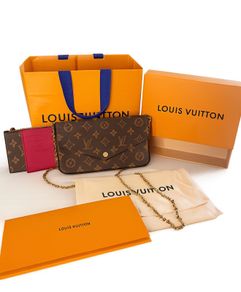 Louis Vuitton Felicie Leather Crossbody bag