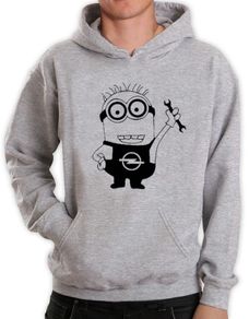 Funny Opel Minion Hoodie Great Gift Present Idea For Opel Owners