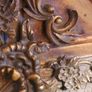 Vintage Ornate Gold Framed Mirror , Big ,Heavy and Thick 45" x 35" (Thickness 4") Image 6