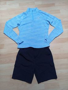 Montirex 1/4 Zip Top & Cargo Shorts Set