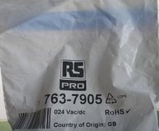 LED Pilot Light 763-7905 Techna 22mm Cutout IP65 24VAC/DC
