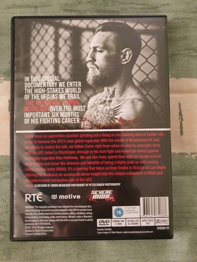 Notorious Conor McGregor RTE DVD 2014 Original TV Documentary Irish MMA Sports