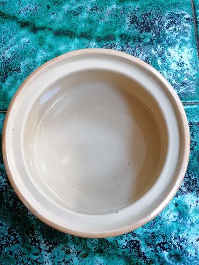 Vintage West german ceramic lidded dish