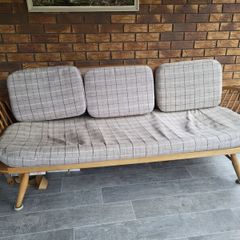 Ercol studio couch and 2 chairs