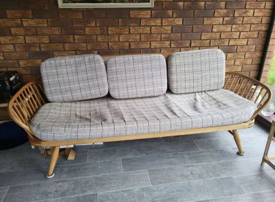 Ercol studio couch and 2 chairs