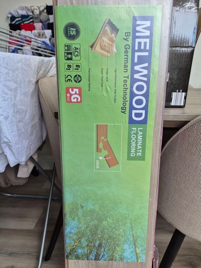 Moon Plank laminate floor boards 9 boxes