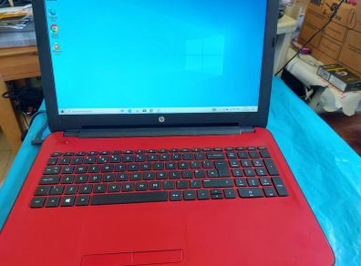 HP 15.6 inch Laptop, Red, Model No. 15-ba079sa, AMD A6-7310 APU with AMD Radeon R4 Graphics, 2.0GHz, 4GB Ram, 1 Terrabyte HDD, Windows 10 Home, Microsoft Edge, Chrome, and VLC