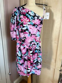 floral one shoulder dress  dress
