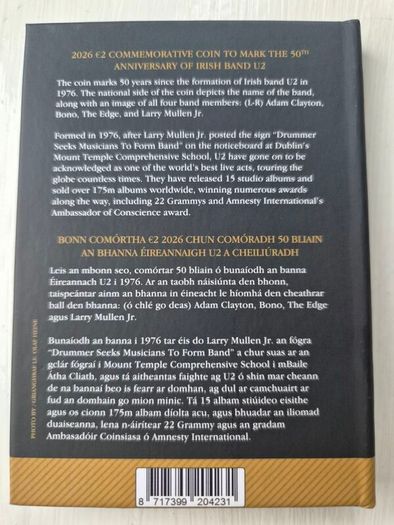 U2 Proof Coin