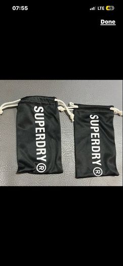 Superdry boss polaroid iron man Sunglasses case bag