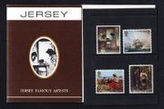 1971 Jersey Famous Artists Commemorative Stamps Presentation Pack