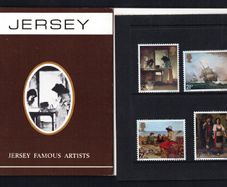 1971 Jersey Famous Artists Commemorative Stamps Presentation Pack