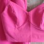 pink set wild leg trousers and top size fits Xs s m Image 2