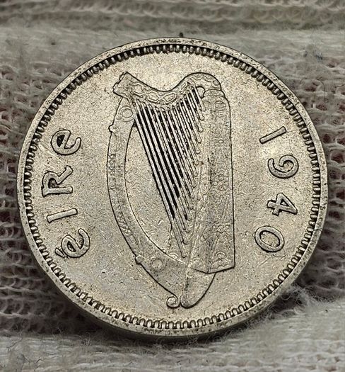 Ireland 1940 3d Threepence Coin