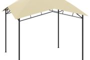 Garden Gazebo 3x3x2.9 m Cream 180g/m2