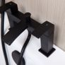 Waterfall Bath Shower Mixer Tap & Shower Set | Matt Black Image 4